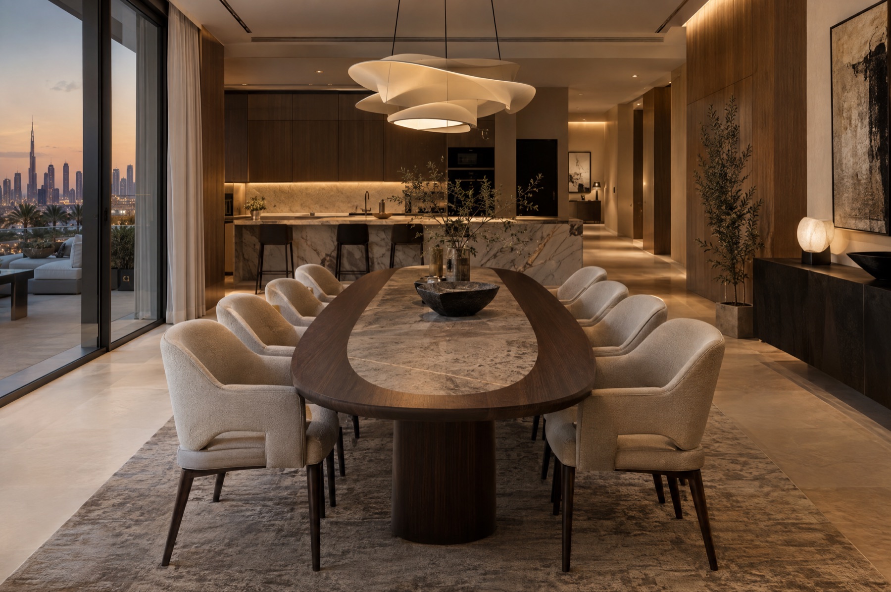 A turnkey villa in Dubai, fully online, project visualisation 2